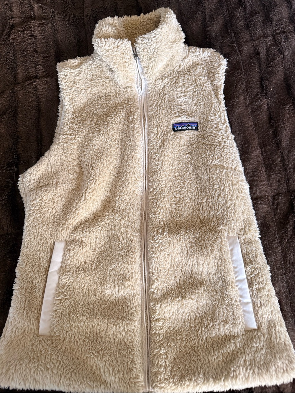 Patagonia Cream Sherpa vest